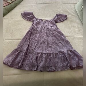 rewind purple babydoll dress NWT